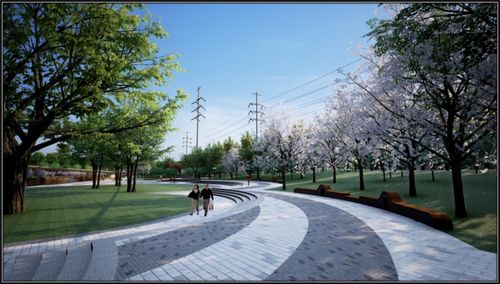 蜀山區匡河北段綠化提升工程9月初開工